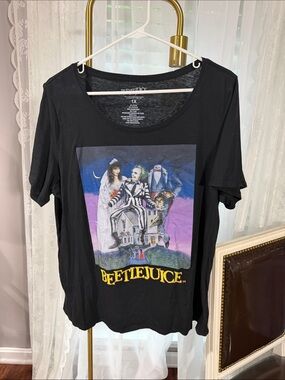 Beetlejuice Graphic Short Sleeve Tee - Black
